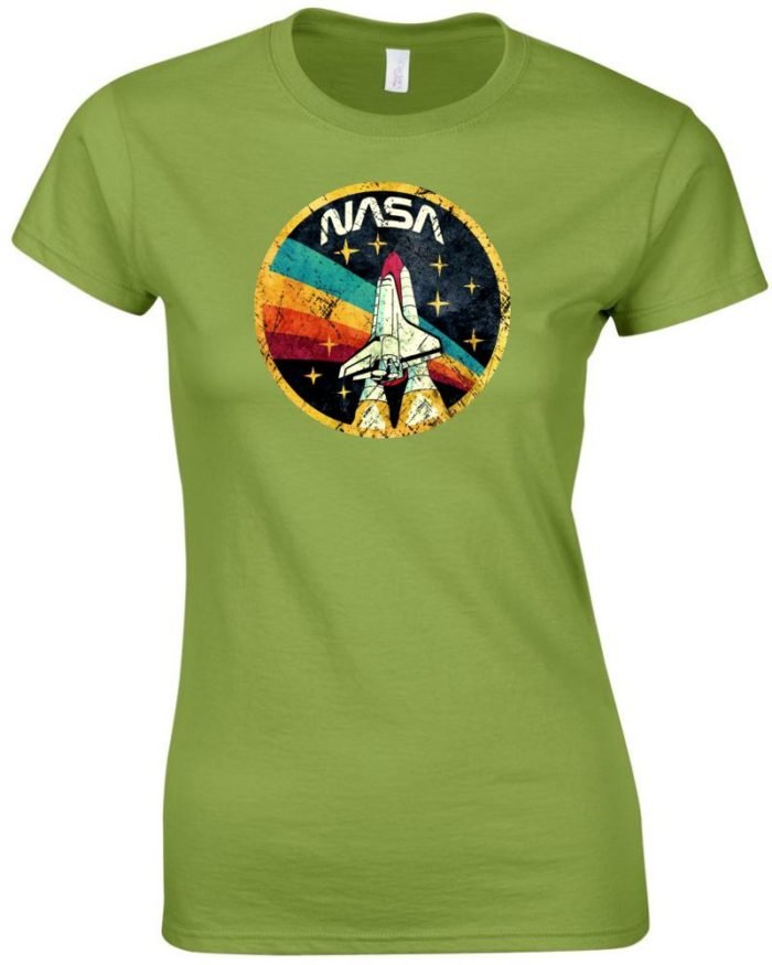 Nasa színes logó női póló