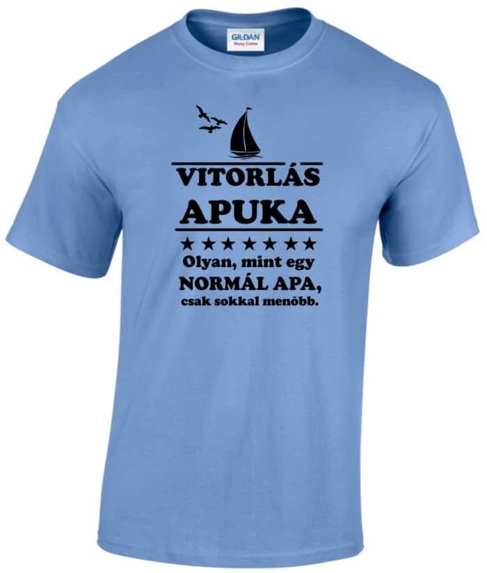 Vitorlás apuka férfi póló