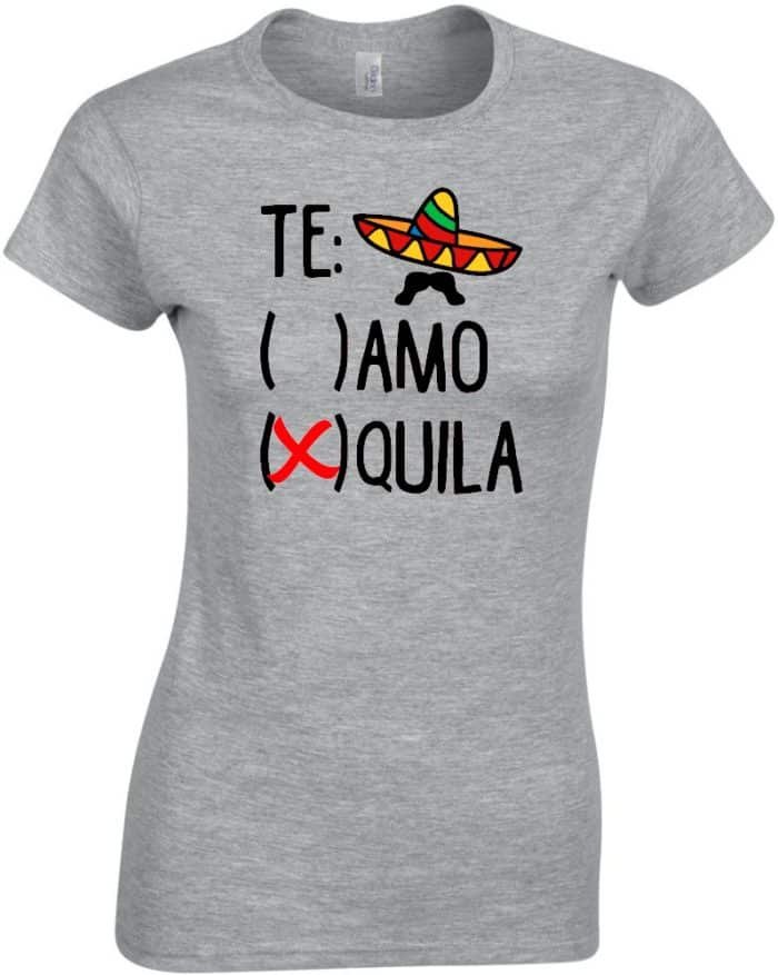 Te amo Tequila női póló
