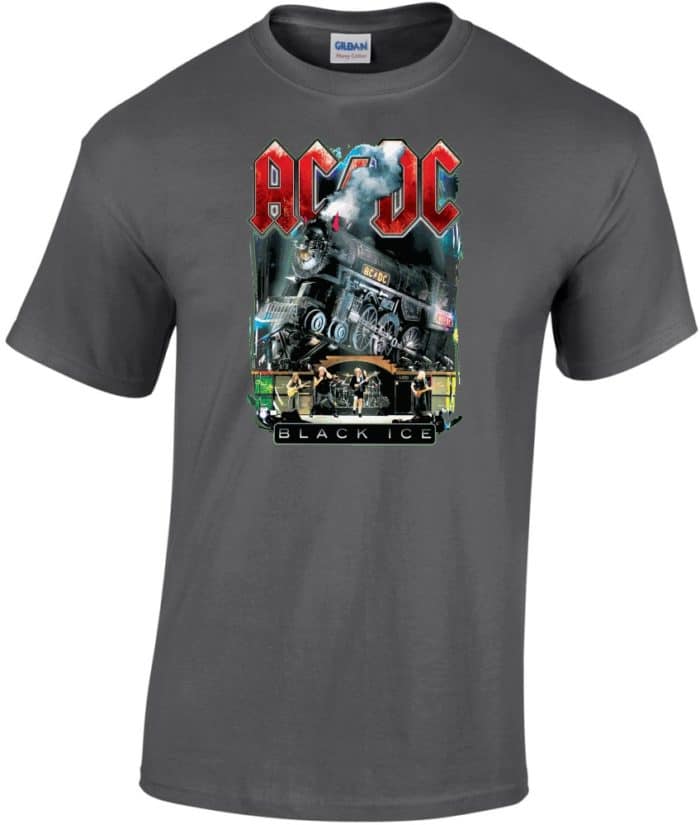 ACDC black ice férfi póló