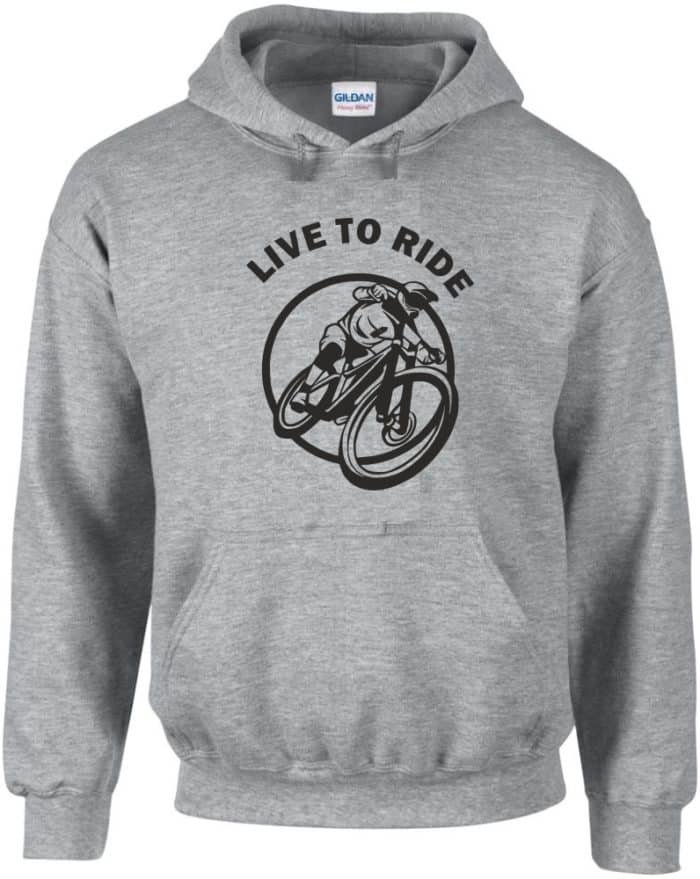 Live to ride pulóver