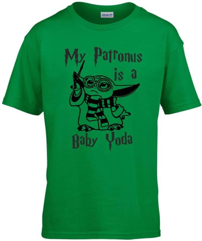 My patronus is a baby yoda gyerek póló
