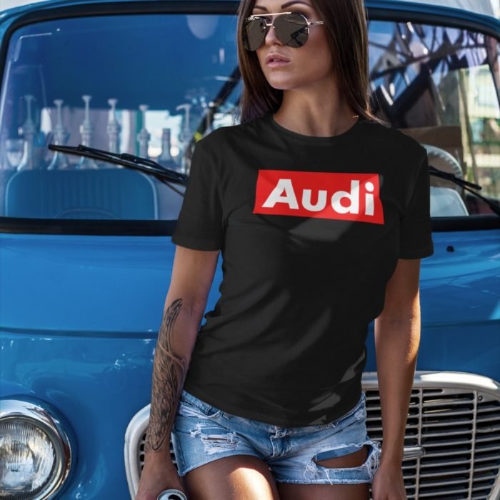 Audi felirat női póló