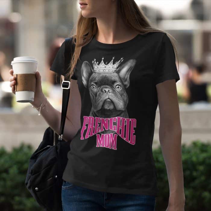 Frenchie mom női póló
