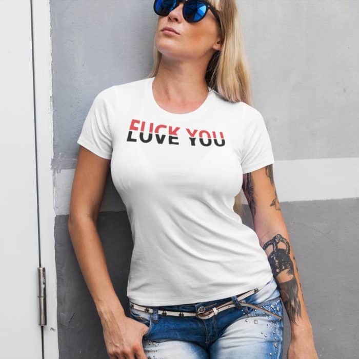 Fxck you-love you női póló