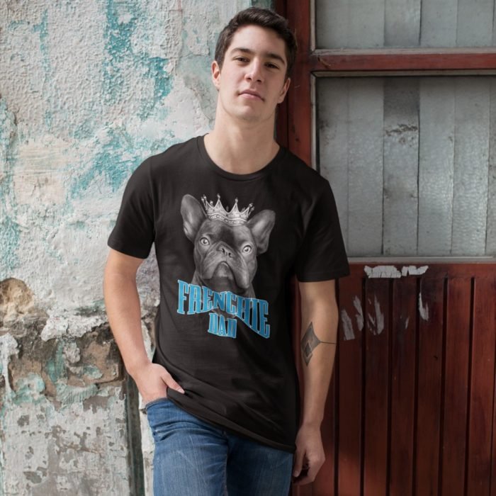 Frenchie dad férfi póló
