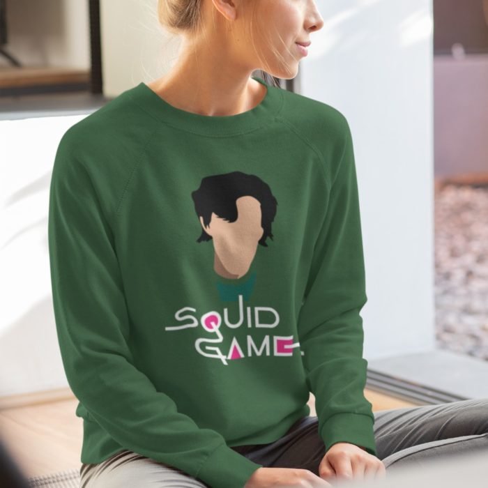 Squid Game 456 kapucni nélküli pulóver
