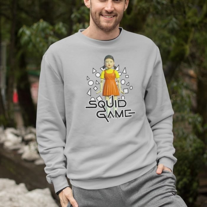 Squid game baba kapucni nélküli pulóver