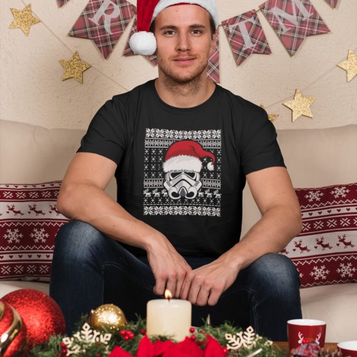 Santa Trooper star wars férfi póló