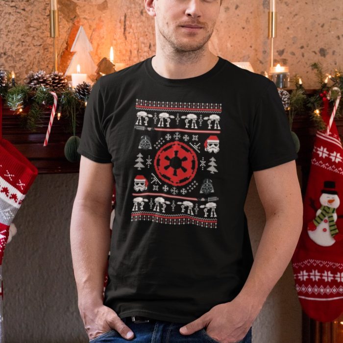 Star wars ugly sweater férfi póló