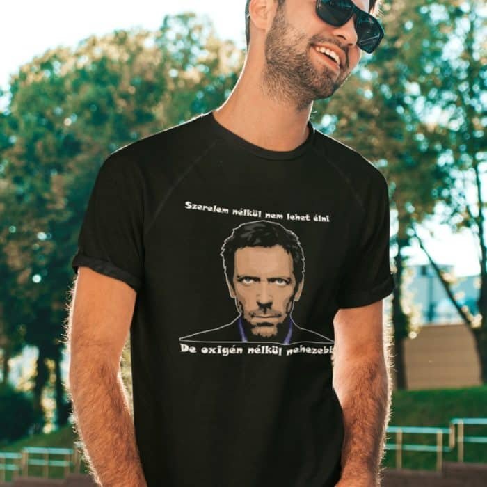 Szerelem nélkül nem lehet élni férfi póló