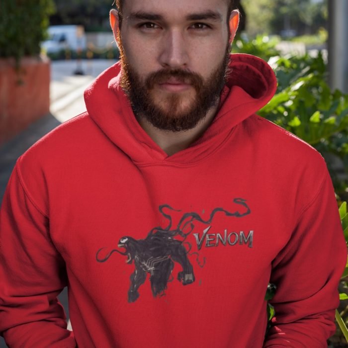 Venom és felirat pulóver
