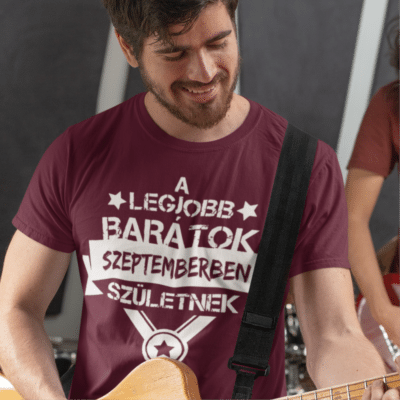 Szeptemberi születésnapos férfi pólók