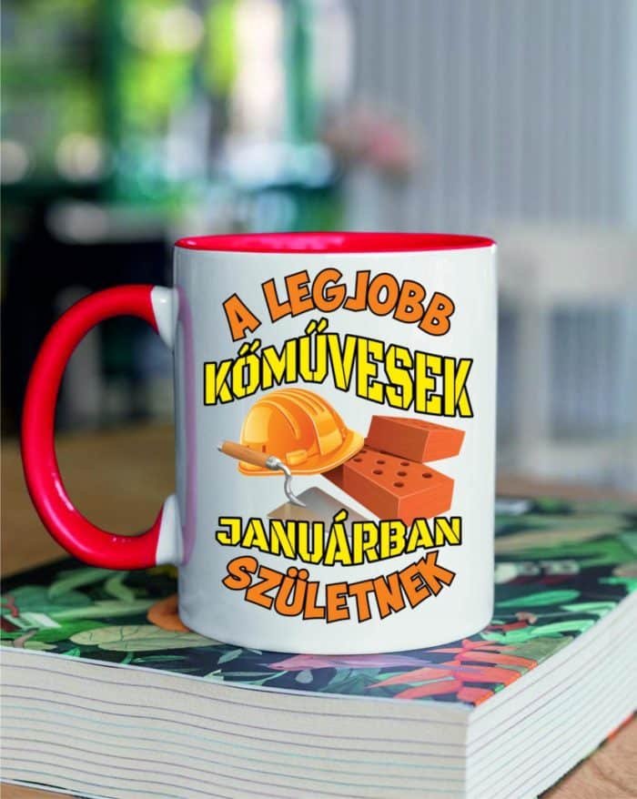 A legjobb kőművesek januárban születnek bögre