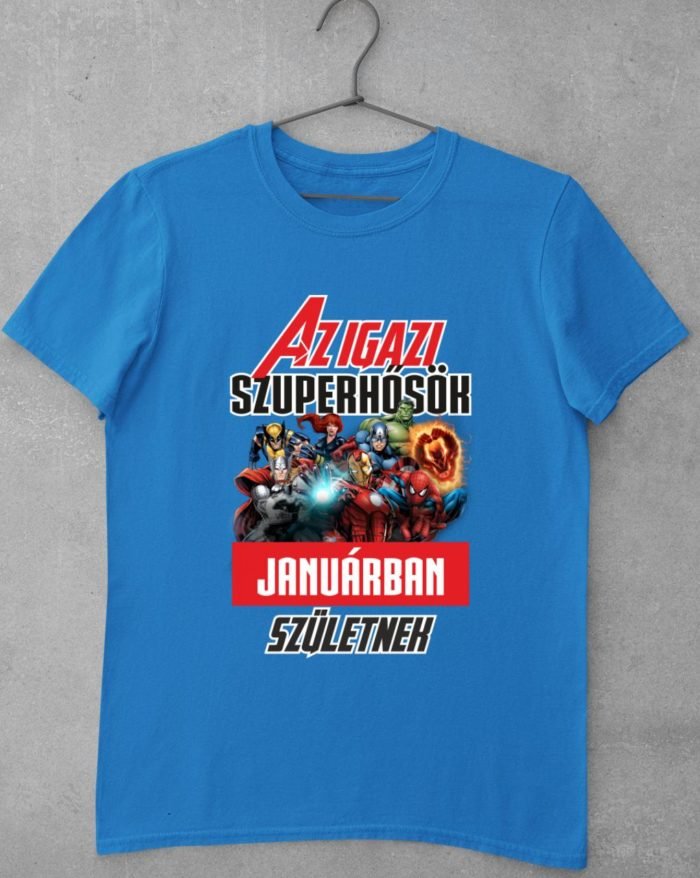 Az igazi szuperhősök januárban születnek marvel születésnap férfi
