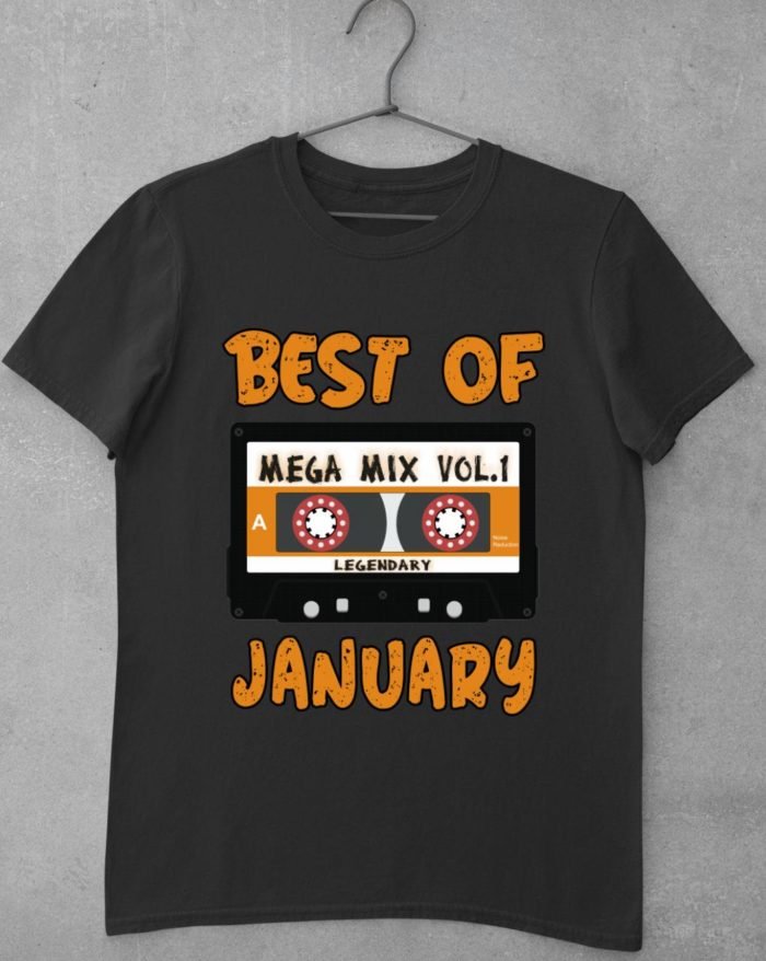 Best of kazettás january férfi póló