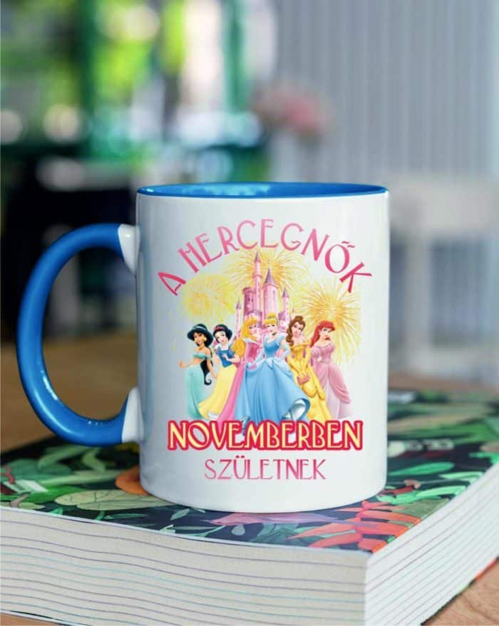 A hercegnők novemberben születnek bögre