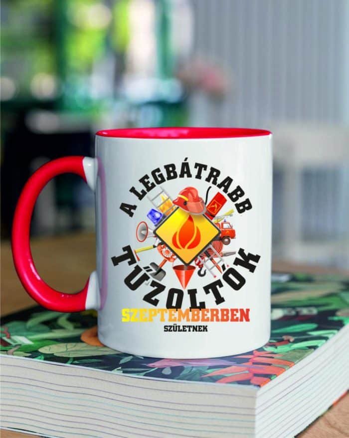 A legbátrabb tűzoltók szeptemberben születnek bögre