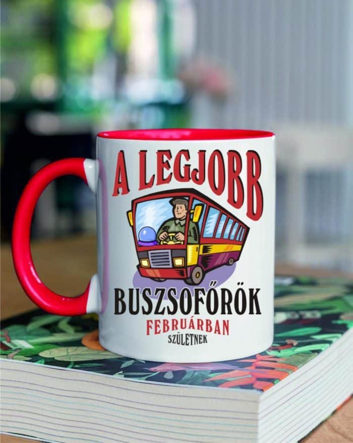 A legjobb buszsofőrök februárban születnek bögre