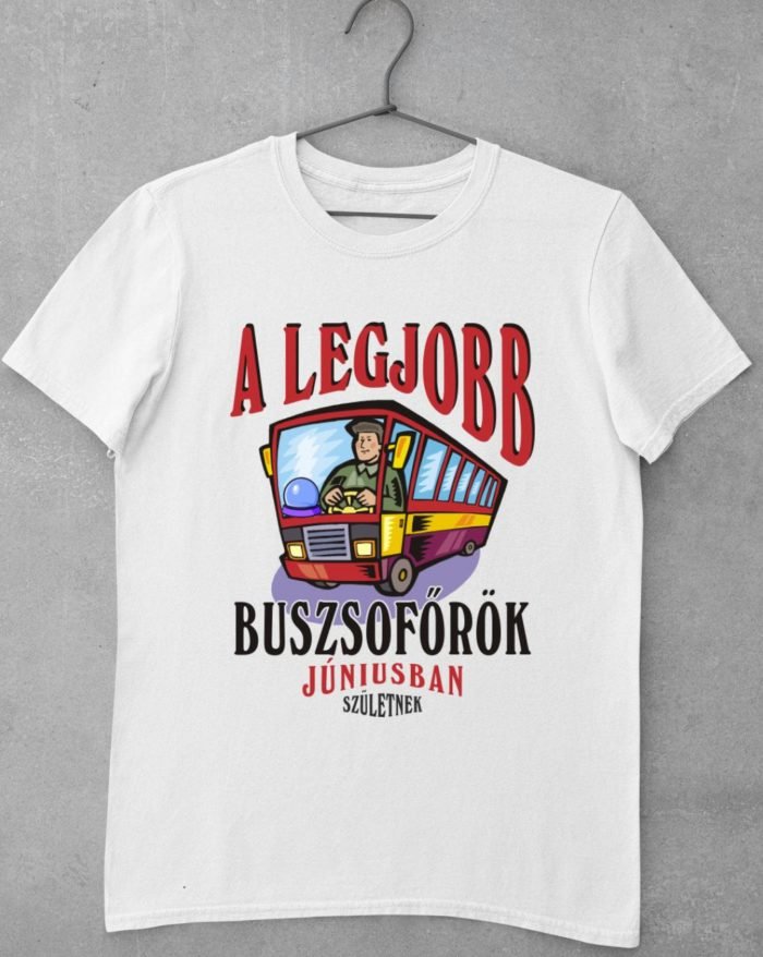 A legjobb buszsofőrök júniusban születnek bögre férfi póló