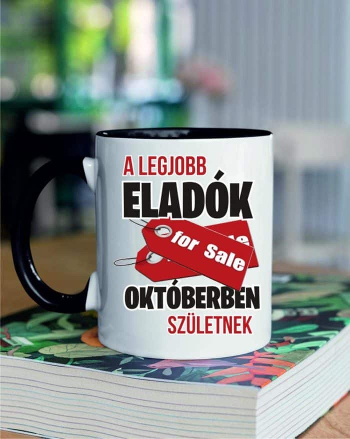 A legjobb eladók októberben születnek bögre