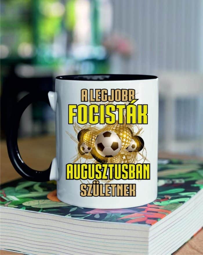 A legjobb focisták augusztusban születnek bögre