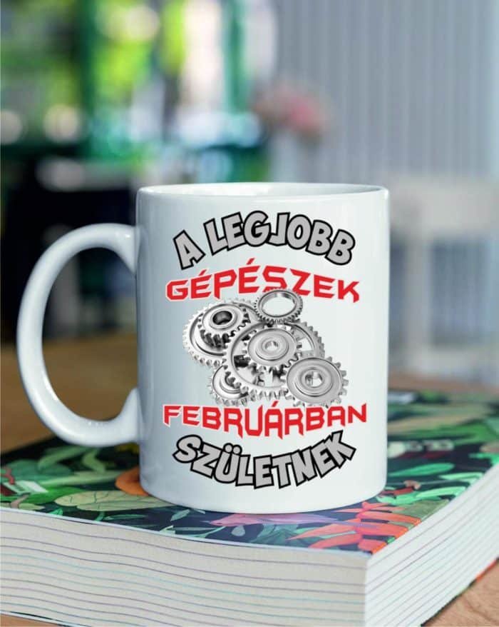 A legjobb gépészek februárban születnek bögre