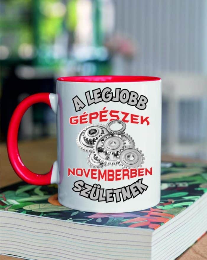 A legjobb gépészek novemberben születnek bögre