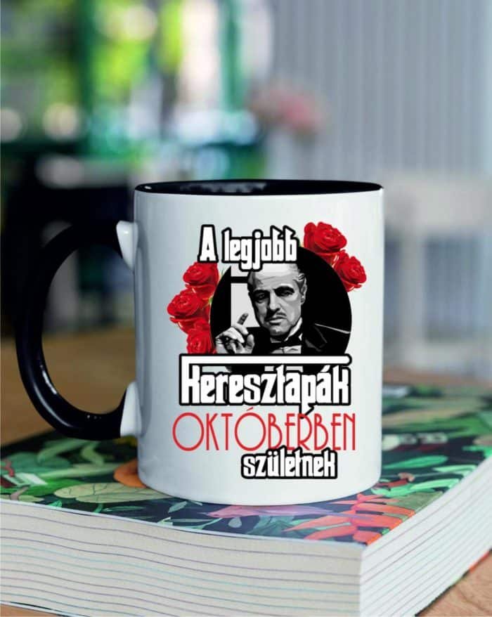 A legjobb keresztapák októberben születnek bögre