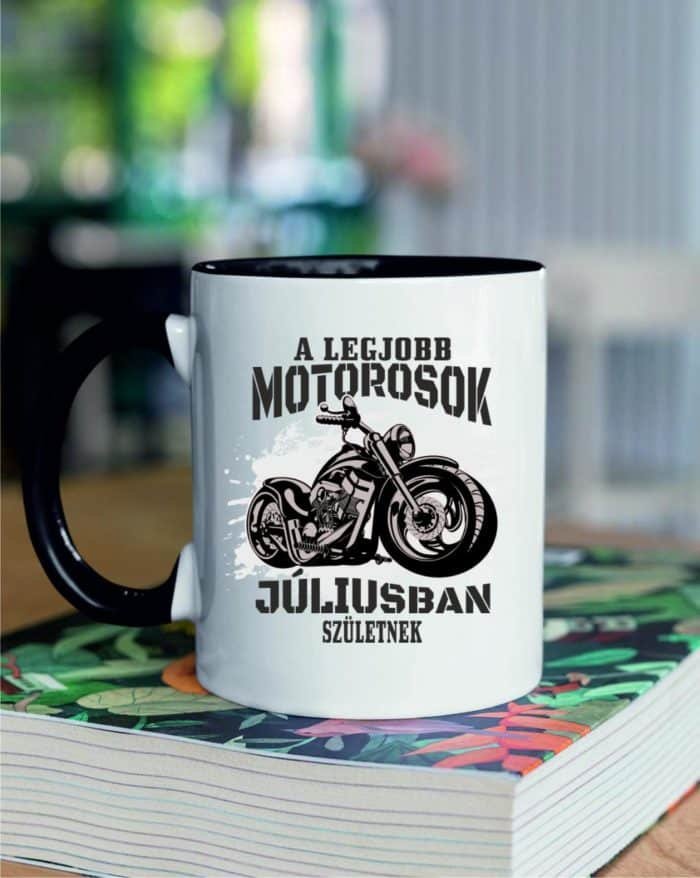 A legjobb motorosok júliusban születnek bögre