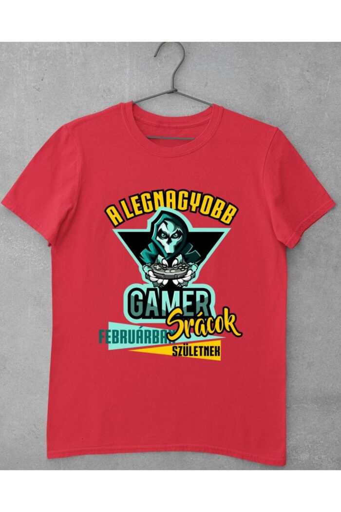 A legnagyobb gamer srácok februárban születnek férfi póló