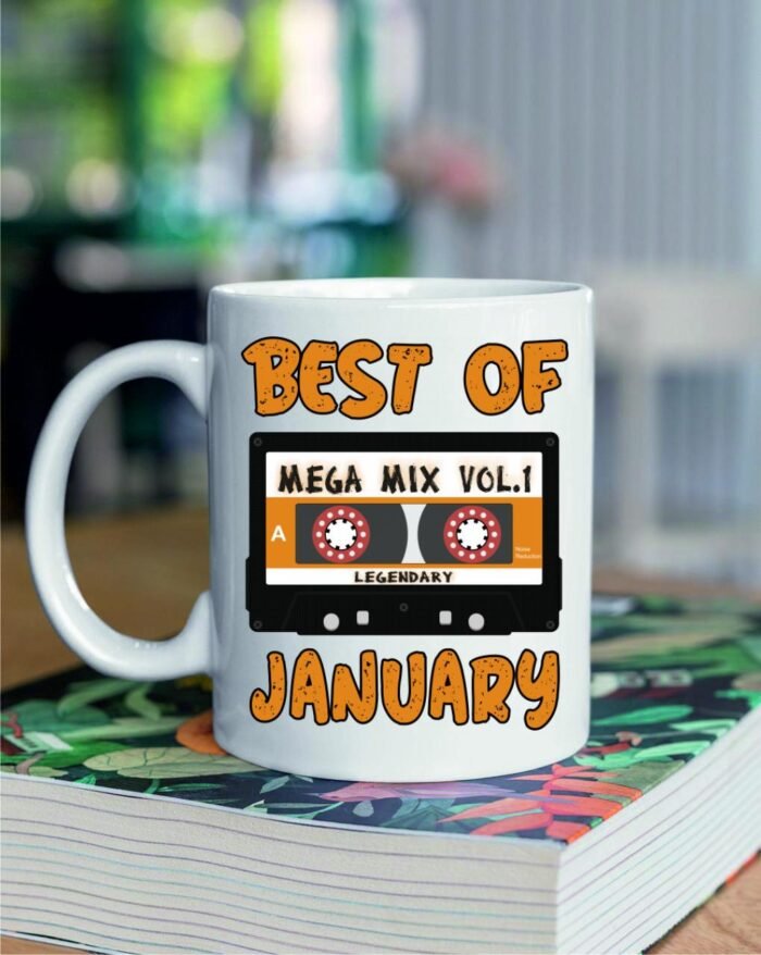 Best of kazettás january bögre