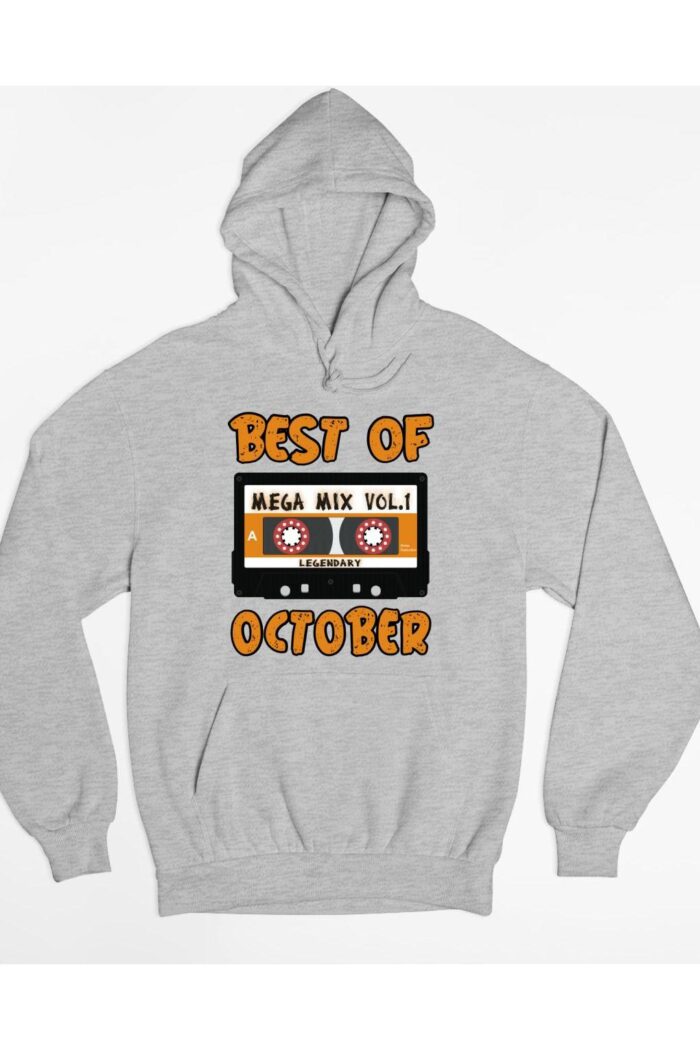 Best of october kapucnis pulóver
