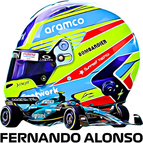Fernando Alonso formula 1 férfi póló