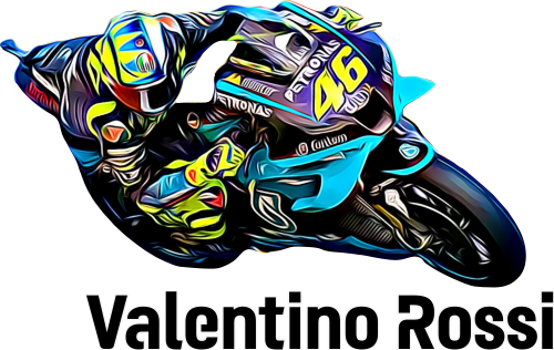 Valentino Rossi motorversenyző férfi póló