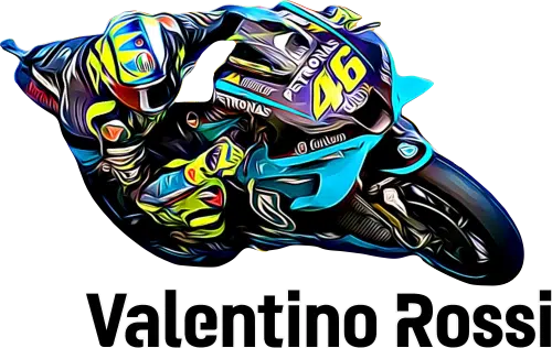 Valentino Rossi motorversenyző vászontáska