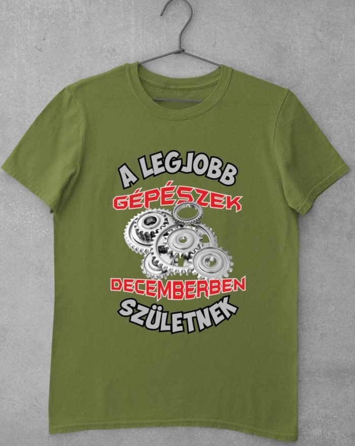 A legjobb gépészek decemberben születnek férfi póló