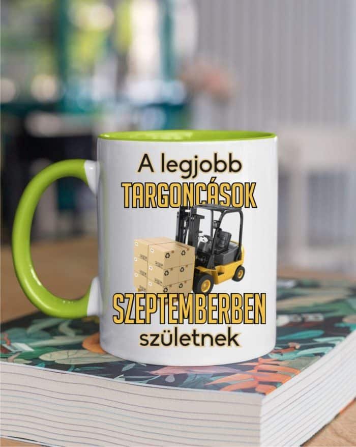 A legjobb targoncások szeptemberben születnek bögre