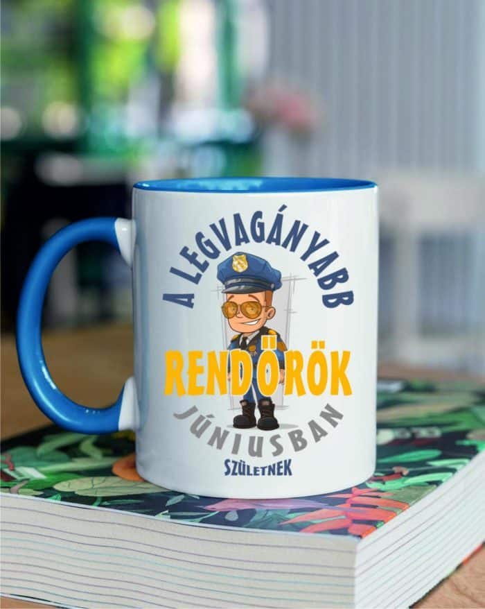 A legvagányabb rendőrök júniusban születnek bögre
