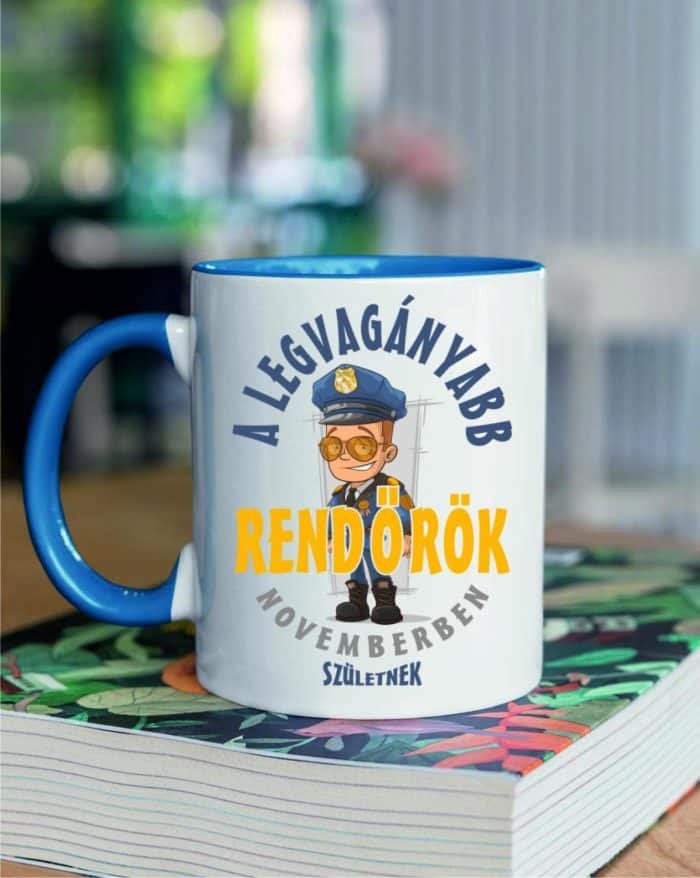 A legvagányabb rendőrök novemberben születnek bögre