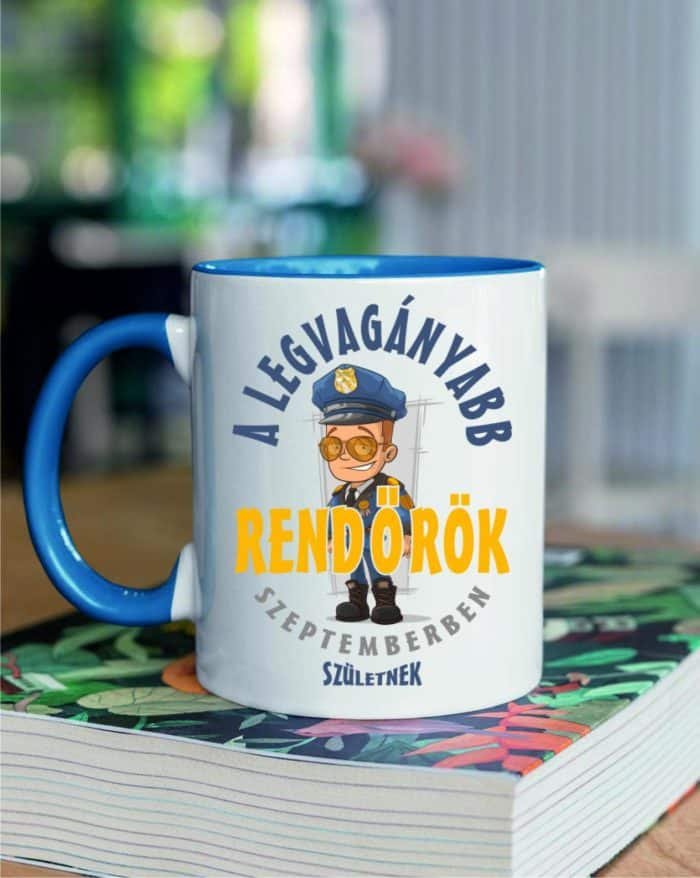 A legvagányabb rendőrök szeptemberben születnek bögre