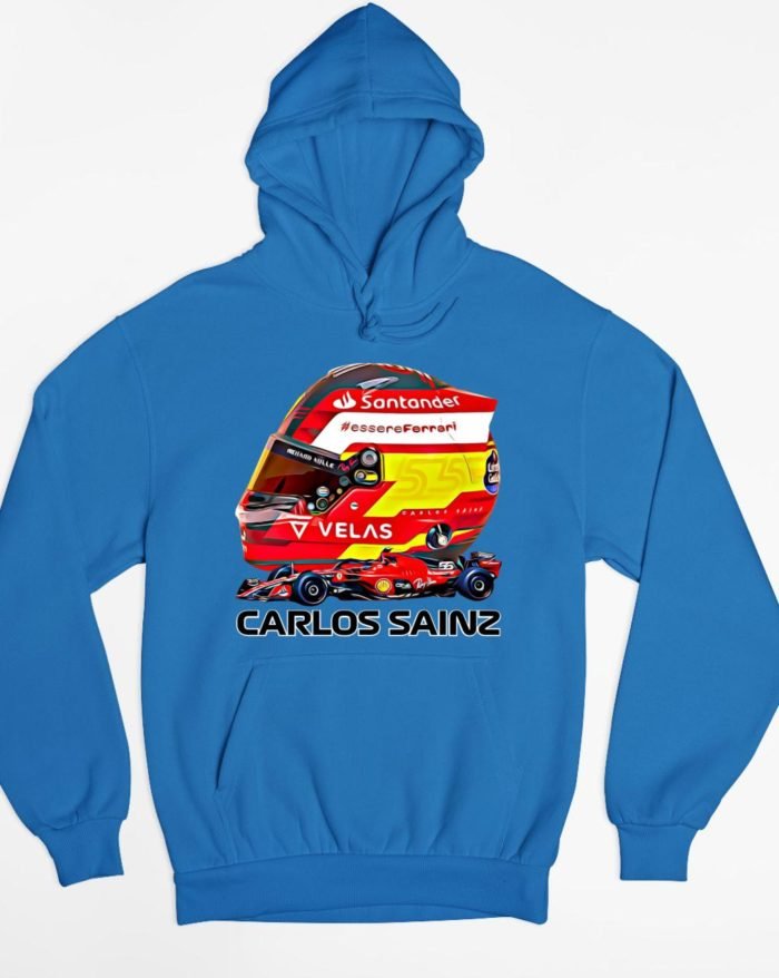 Carlos Sainz formula 1 kapucnis pulóver