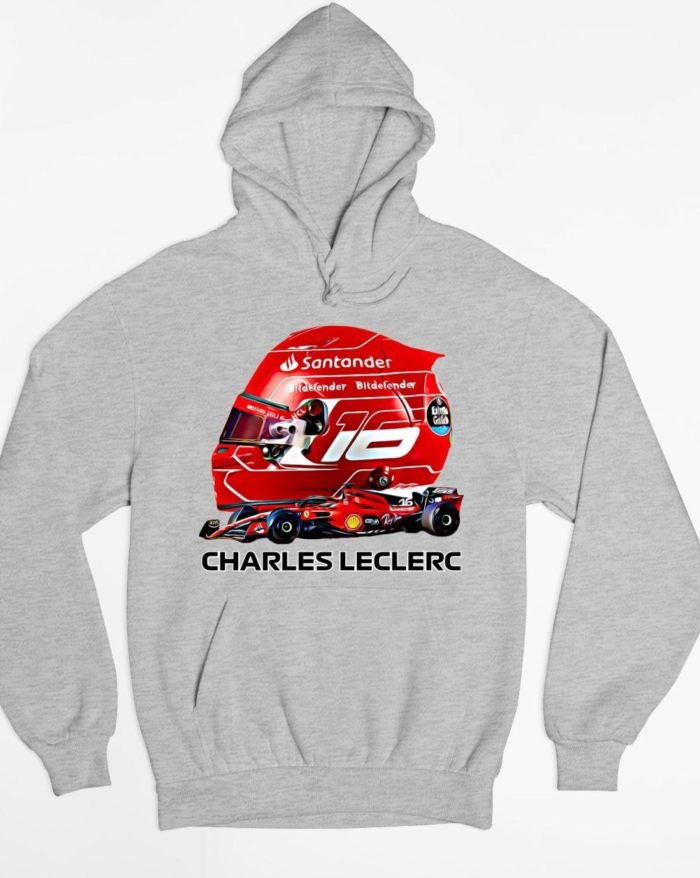 Charles Leclerc formula 1 kapucnis pulóver