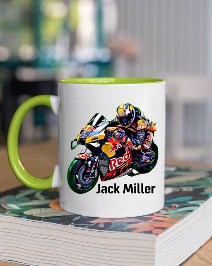 Jack Miller motorversenyző bögre