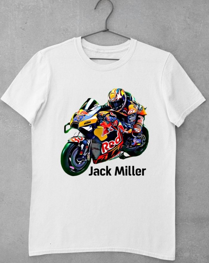 Jack Miller motorversenyző férfi póló
