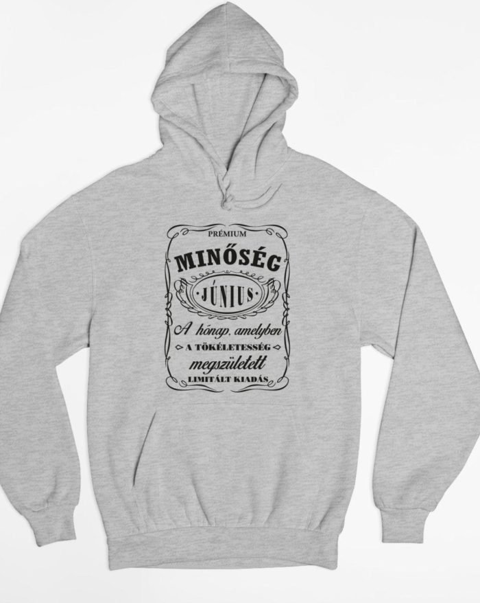 Prémium minőség június Jack Daniels kapucnis pulóver
