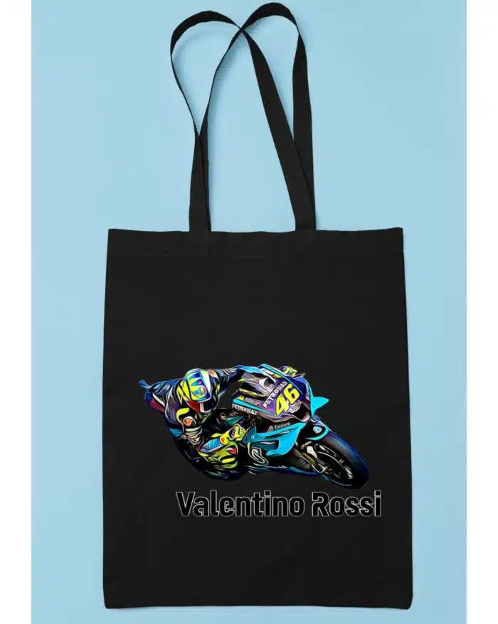 Valentino Rossi motorversenyző vászontáska