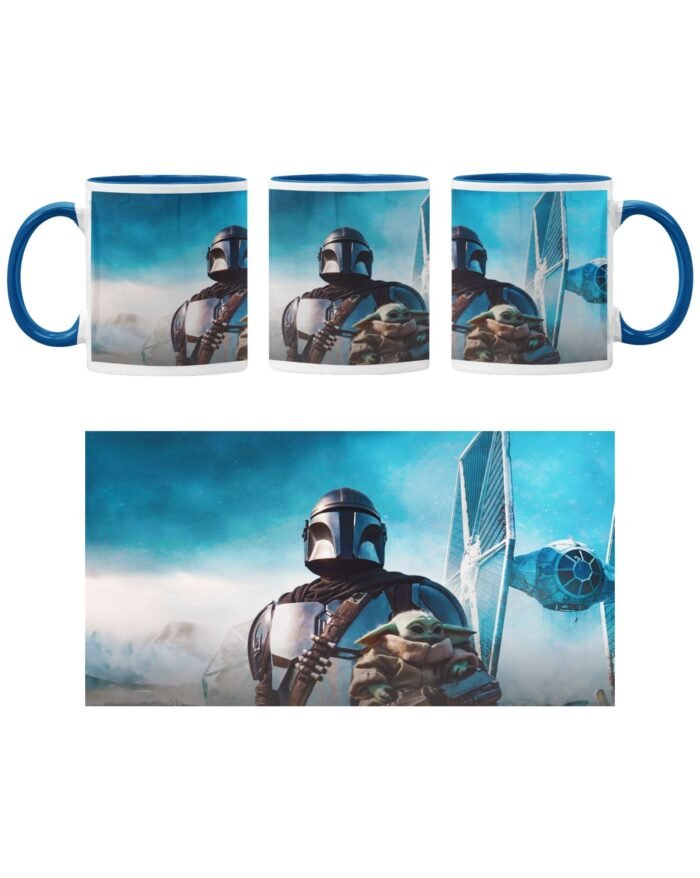 The Mandalorian with Tie fighter bögre