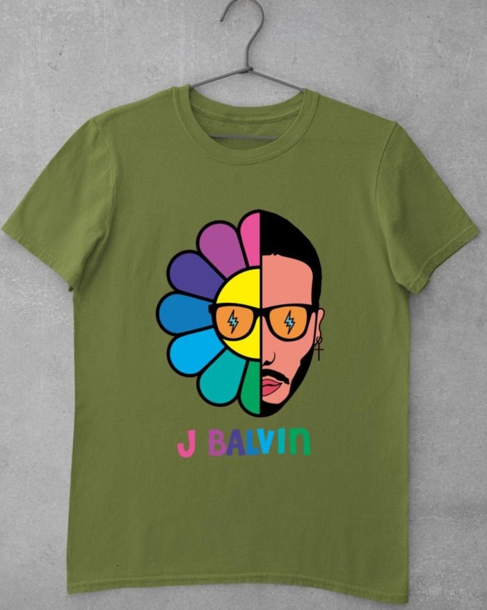 J Balvin flower gyerek póló