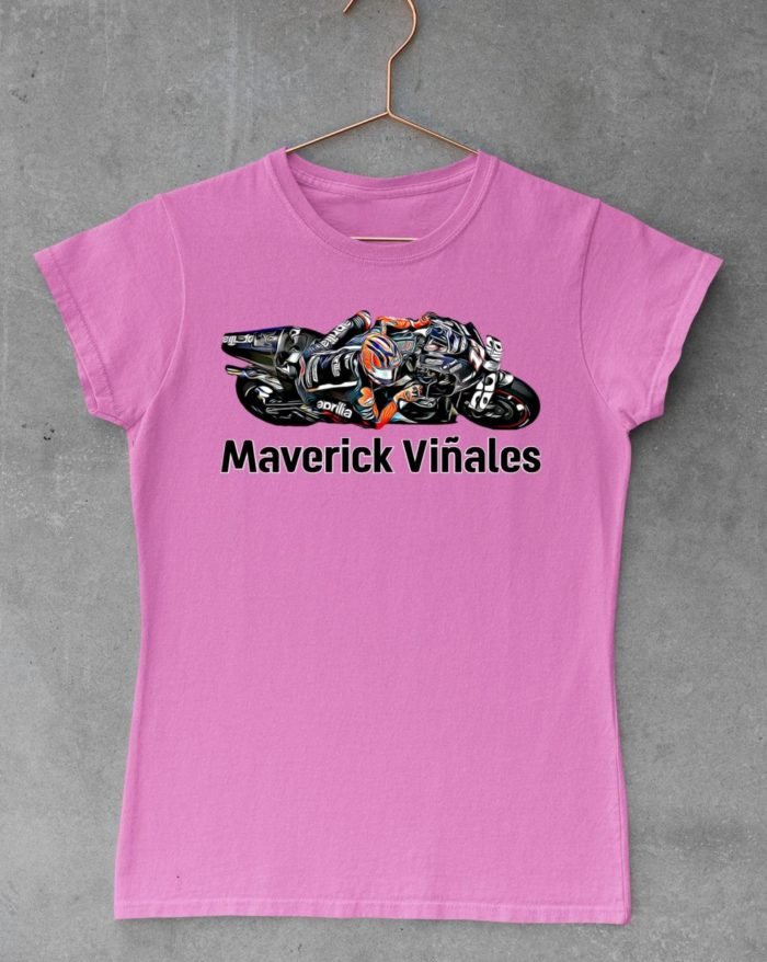 Maverick Viñales motorversenyző női póló